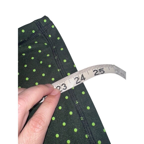 Women Nike Pro Hyperwarm 1/2 Zip Pullover Black/Neon Green Dots XS - Picture 7 of 7